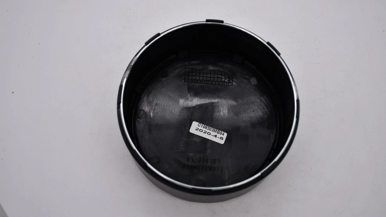 C108303MB04 part number on the back of a Mayhem wheel center cap