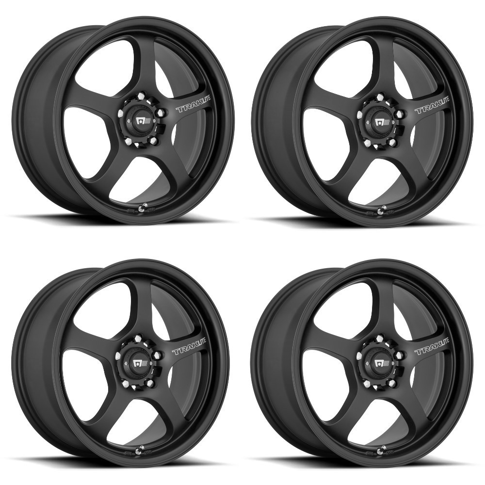 Set 4 Motegi MR131 18x9 5x4.5 Satin Black Wheels 18" 35mm Rims