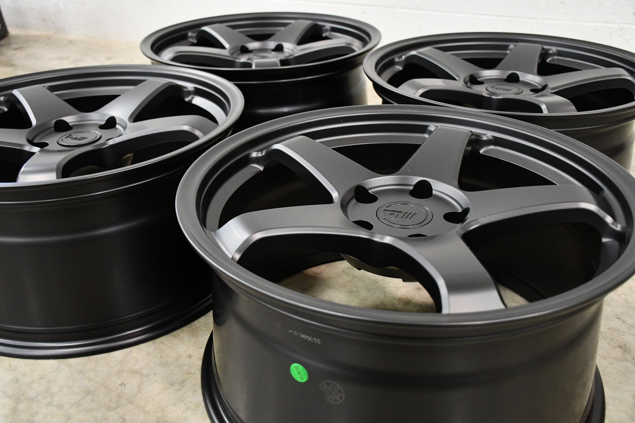 Set 4 Motegi MR151 Cs5 19x9.5 5x120 Satin Black Wheels 19" 40mm Rims