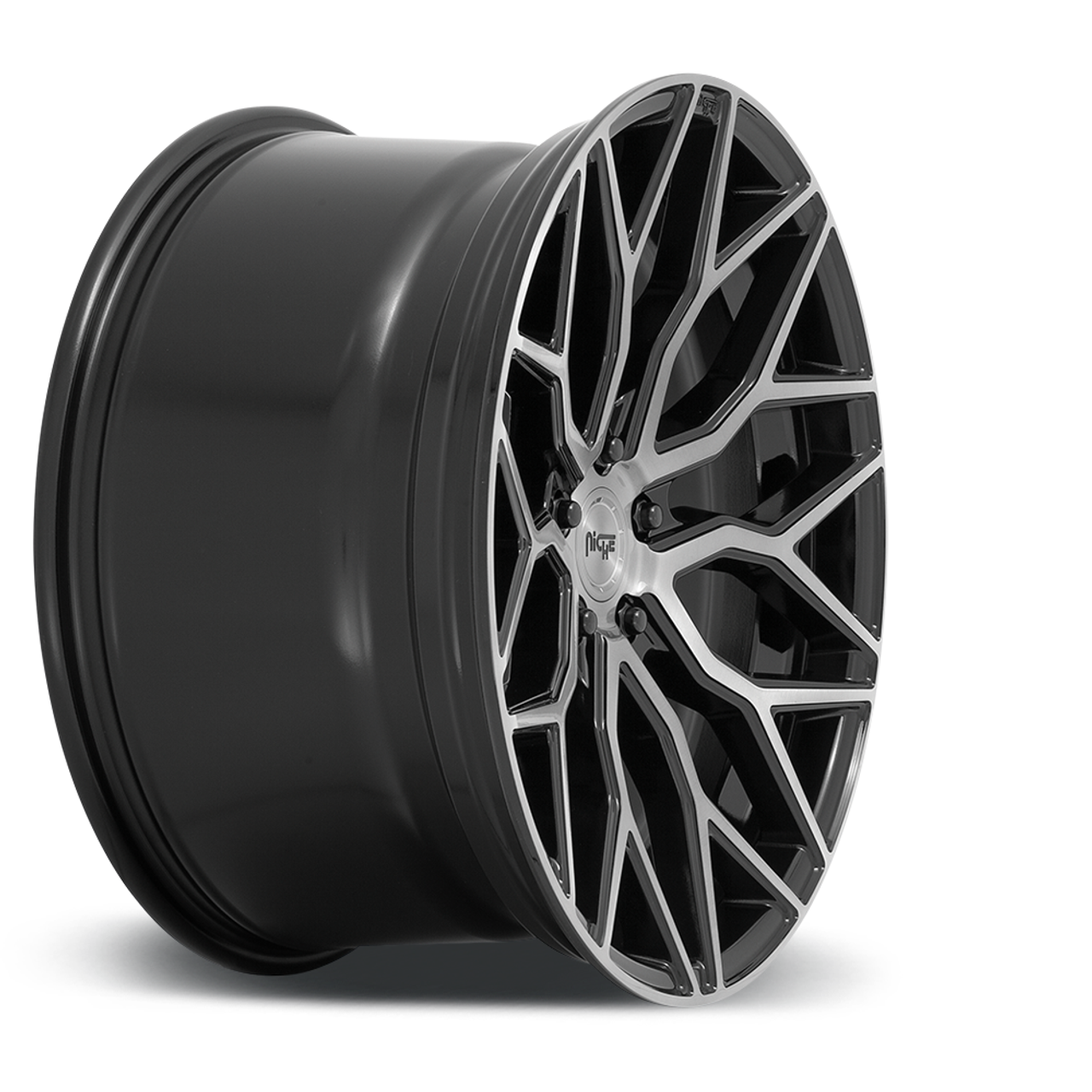 Set 4 Niche  M262 Mazzanti 20x10.5 5x112 Black Brushed Face Wheels 20" 27mm