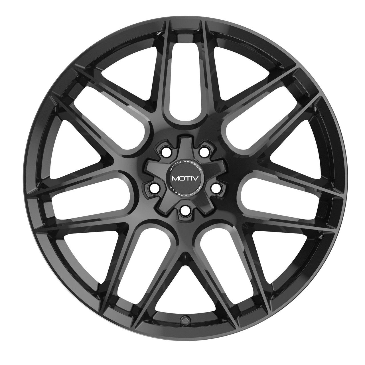17" Motiv 435B Foil 17x7.5 Gloss Black Wheel 5x108 5x4.5 +40mm Rim
