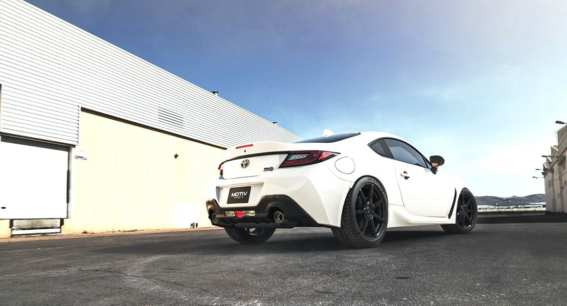 16" Motiv 432B Rigor 16x7.5 Gloss Black Wheel 5x112 5x4.5 Rim +40mm