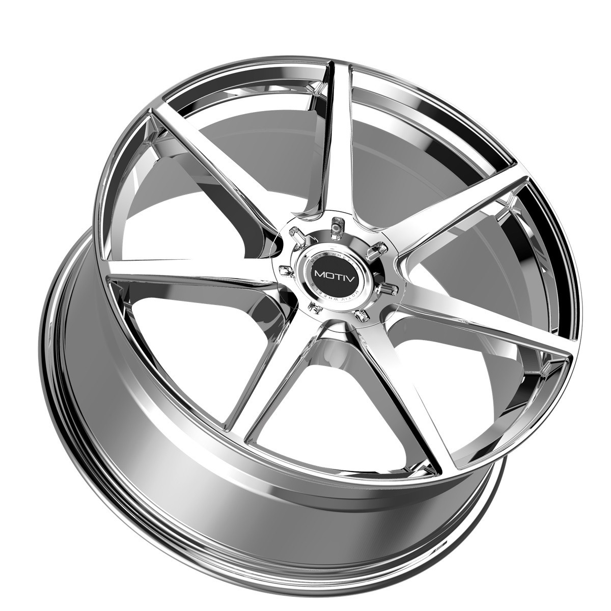22" Motiv 432C Rigor 22x9 Chrome Wheel 5x108 5x4.50 +40mm Rim