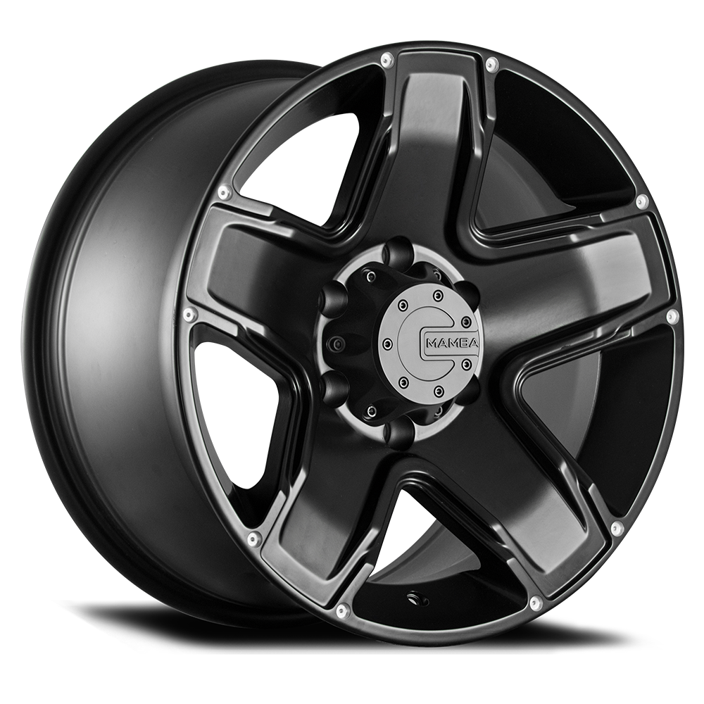 Set 4 16" Mamba 585B M13  16x8 Wheels 5x4.50 +13mm