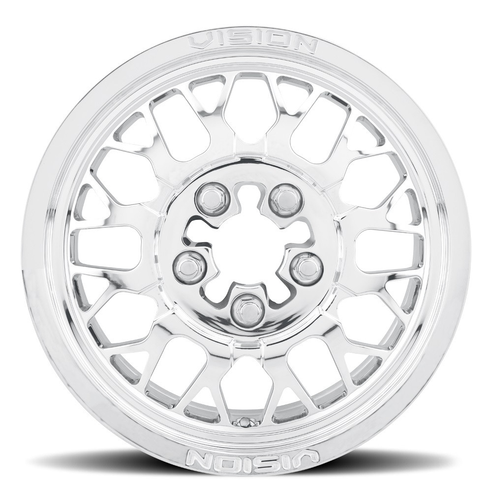 15" Vision 346 Storm UTV Polished 15x7 Wheel 5x4.5 (5x114.3) 61mm Rim