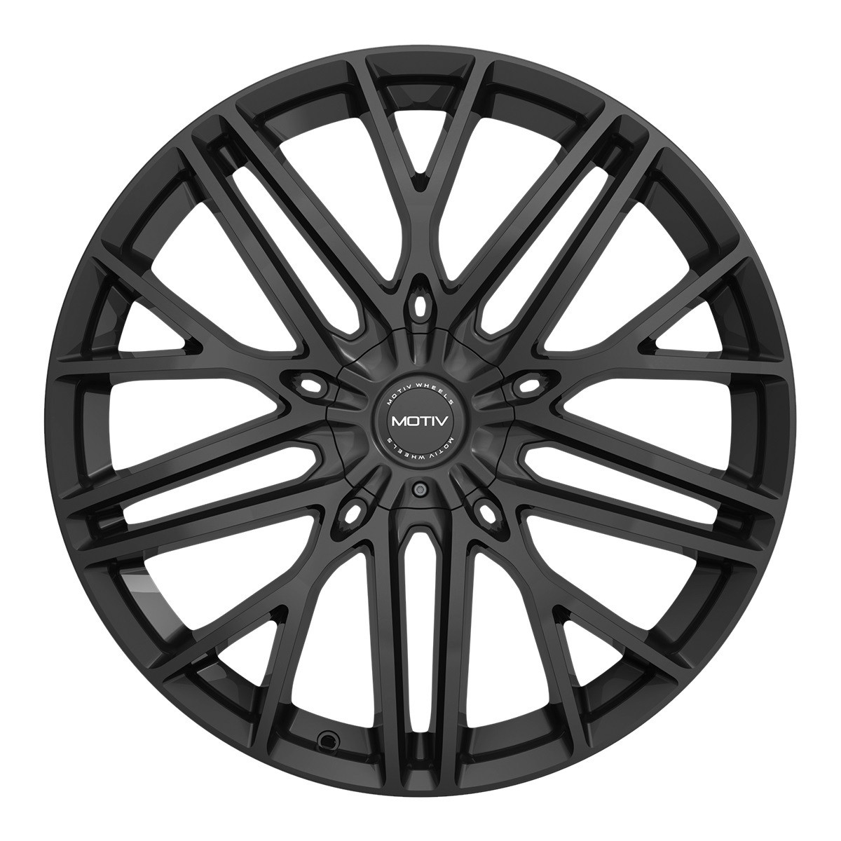 22" Motiv 437B Maven 22x9 Gloss Black Wheel 5x4.5 5x120 +40mm Rim