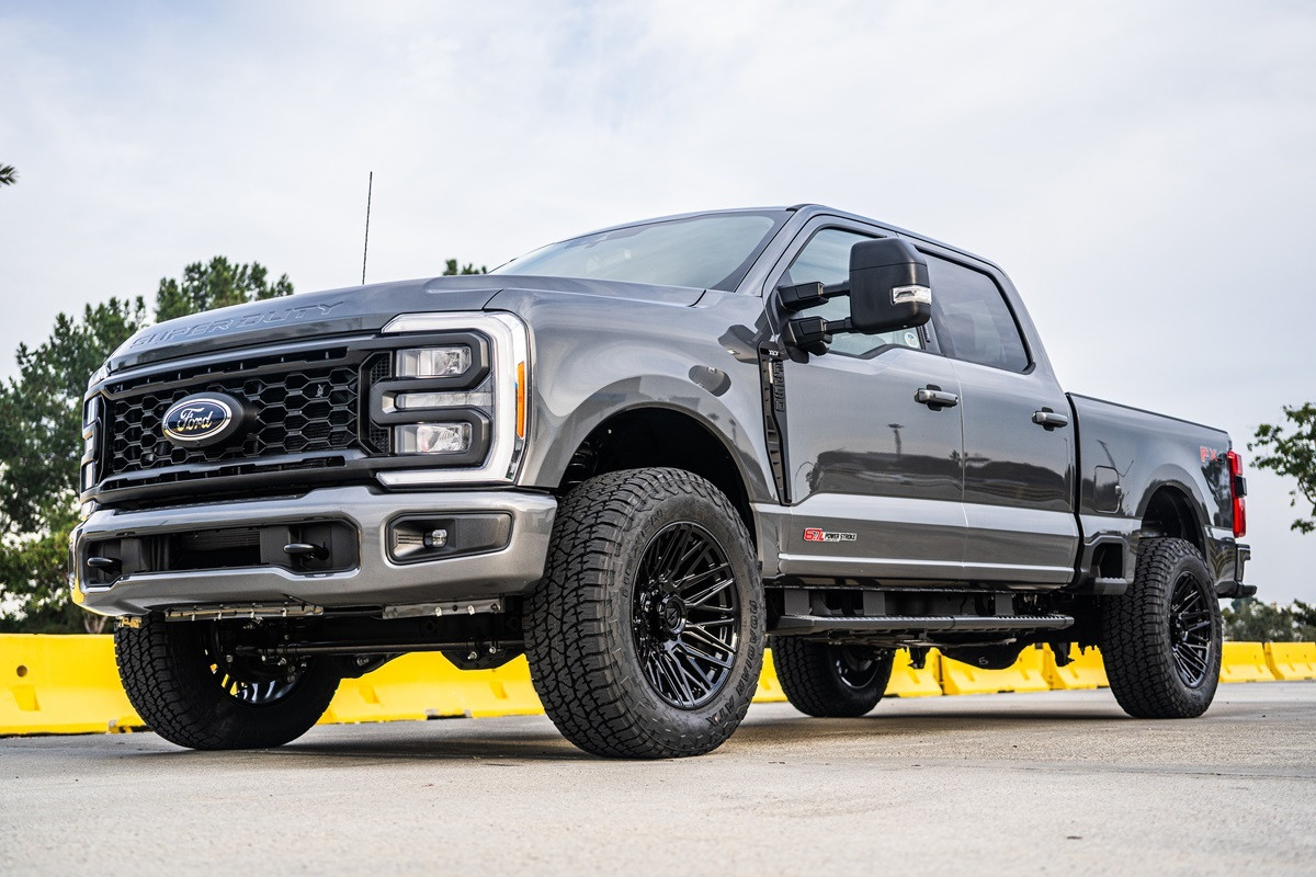 20" Gear Off Road Edge 770B Gloss Black 20x9 Wheel 8x170 18mm For Ford F250 F350