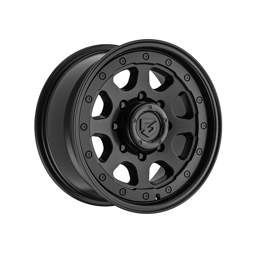 16" Gear Off Road Nighthawk 774SB Satin Black 16x8 Wheel 8x6.5 00mm Truck Rim