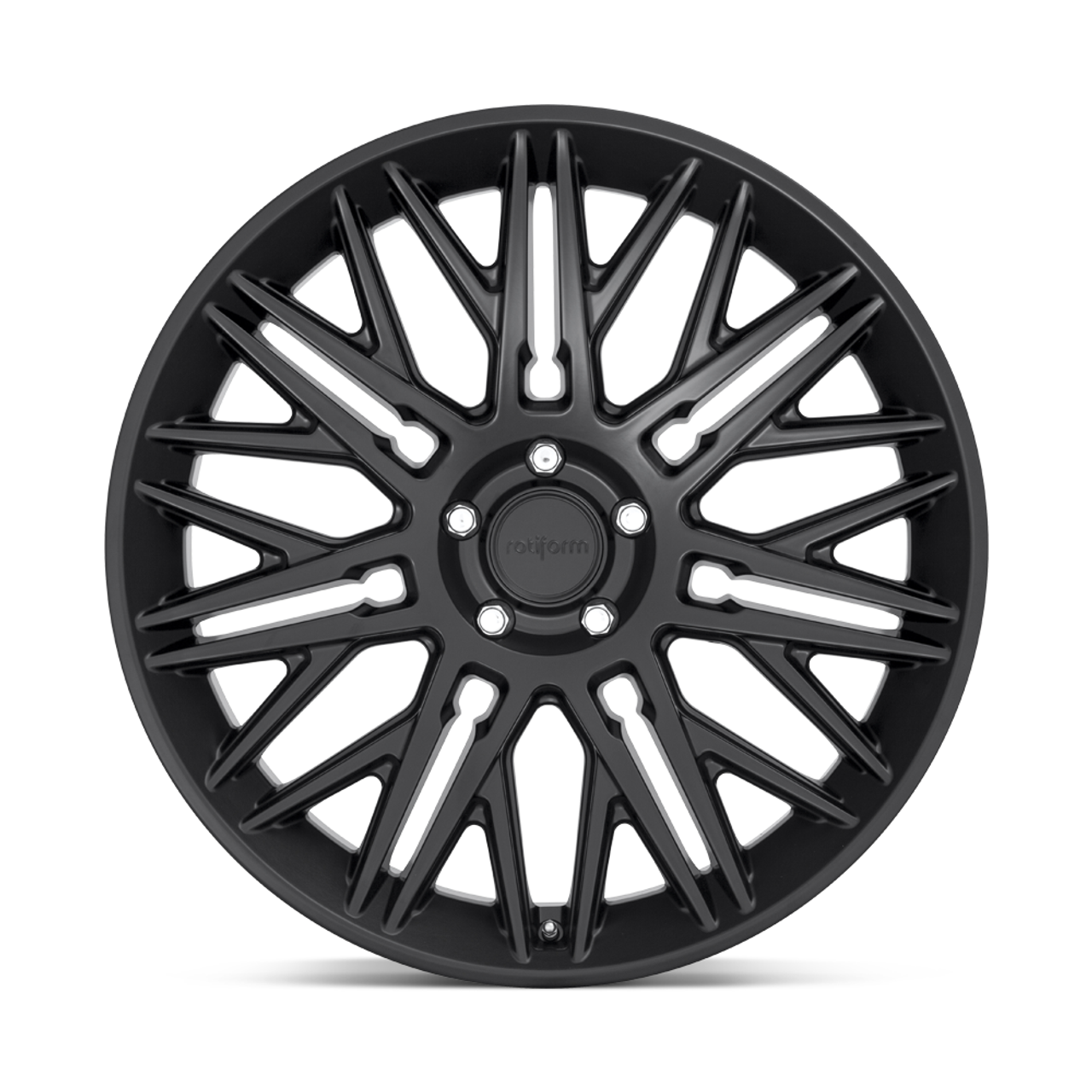 Set 4 Rotiform R164 Jdr 22x10 5x130 Matte Black Wheels 22" 25mm Rims