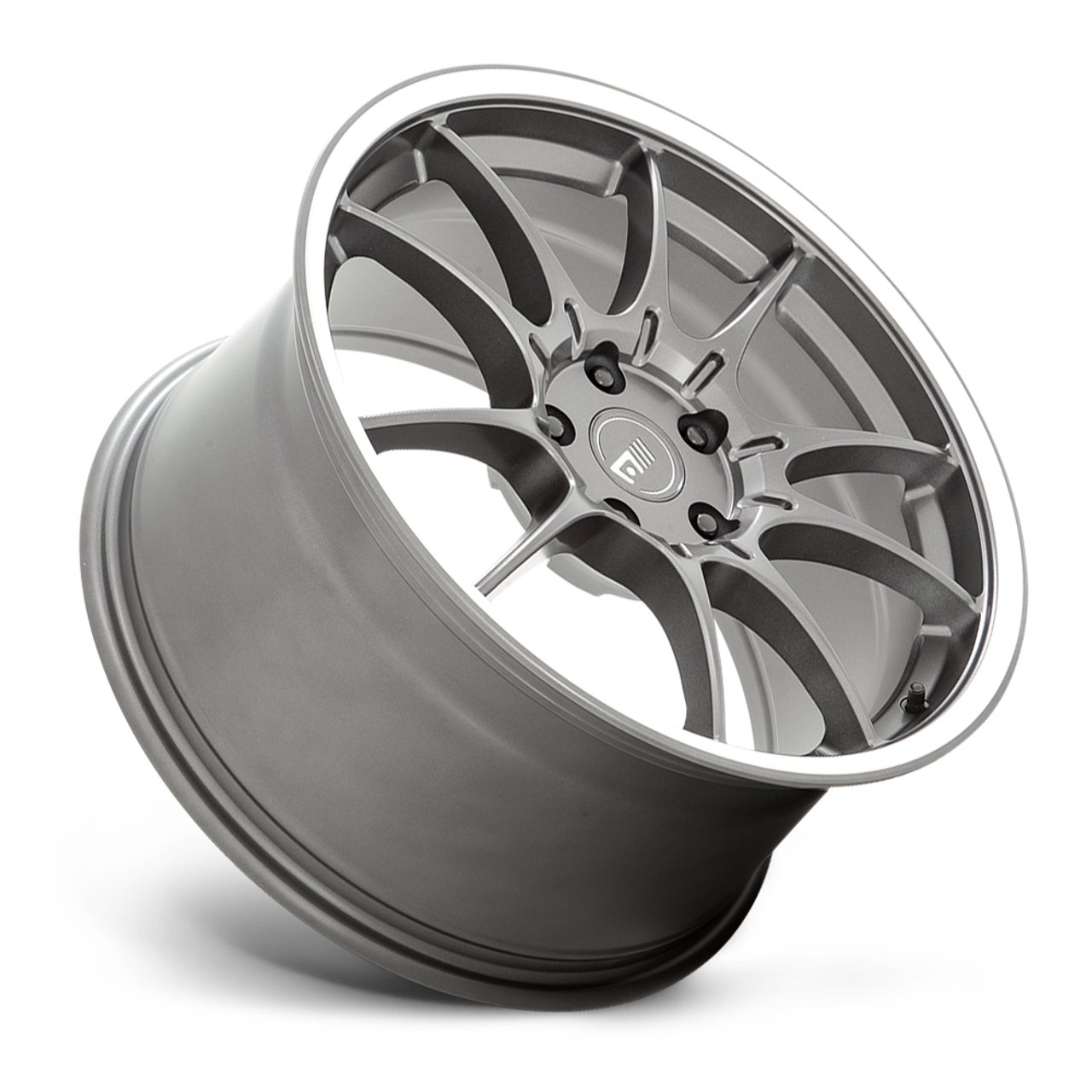 Set 4 Motegi MR152 SS5 17x8 4x4.25 Gunmetal With Machined Lip Wheels 17" 45mm