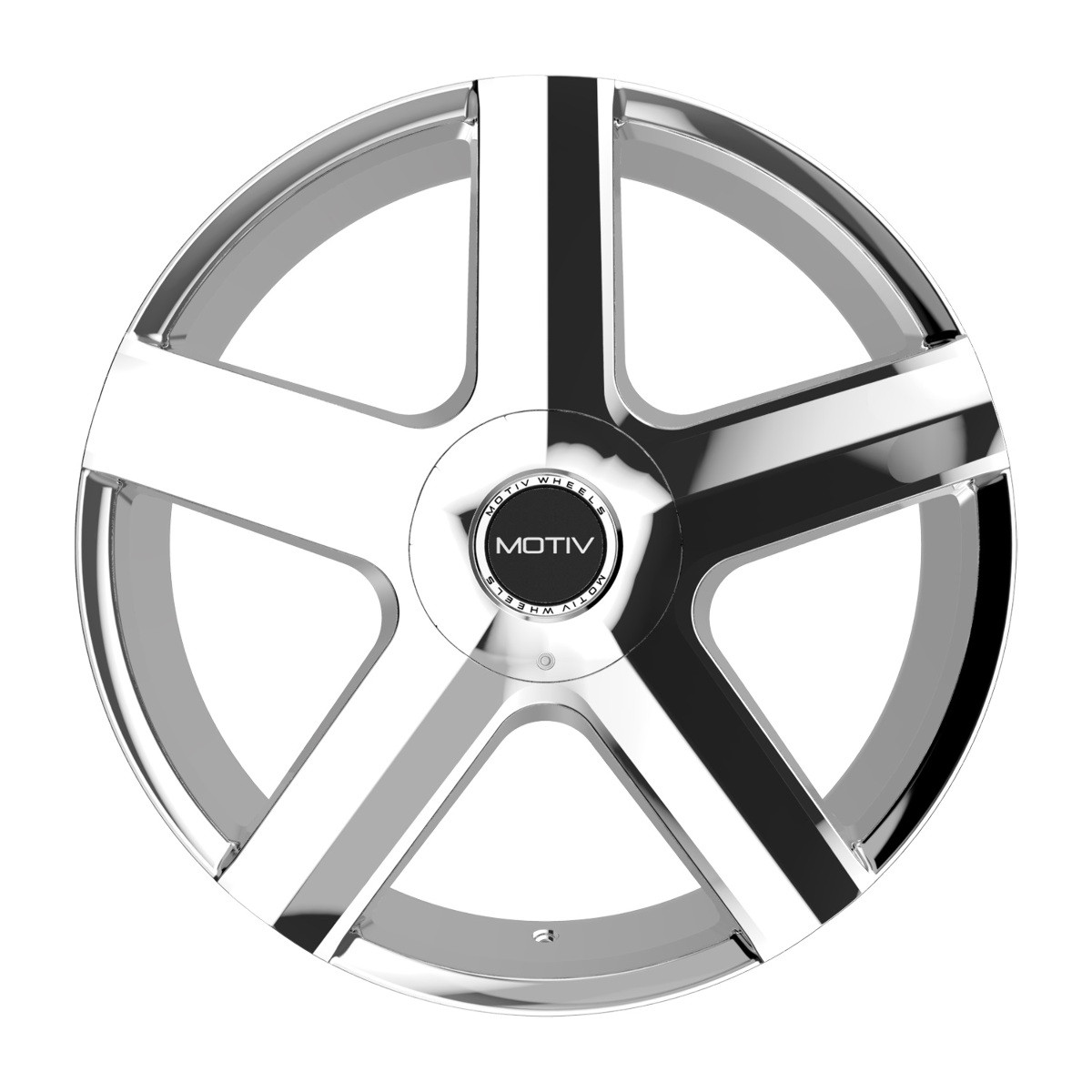 24" Motiv 439C Command 24x9.5 Chrome Wheel 5x115 5x120 +15mm Rim