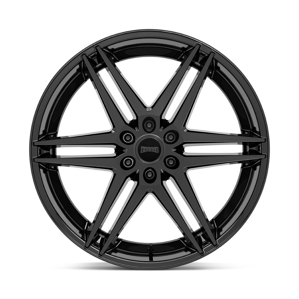 Set 4 DUB S268 Dirty Dog 24x10 6x5.5 All Glossy Black Wheels 24" 25mm Rims