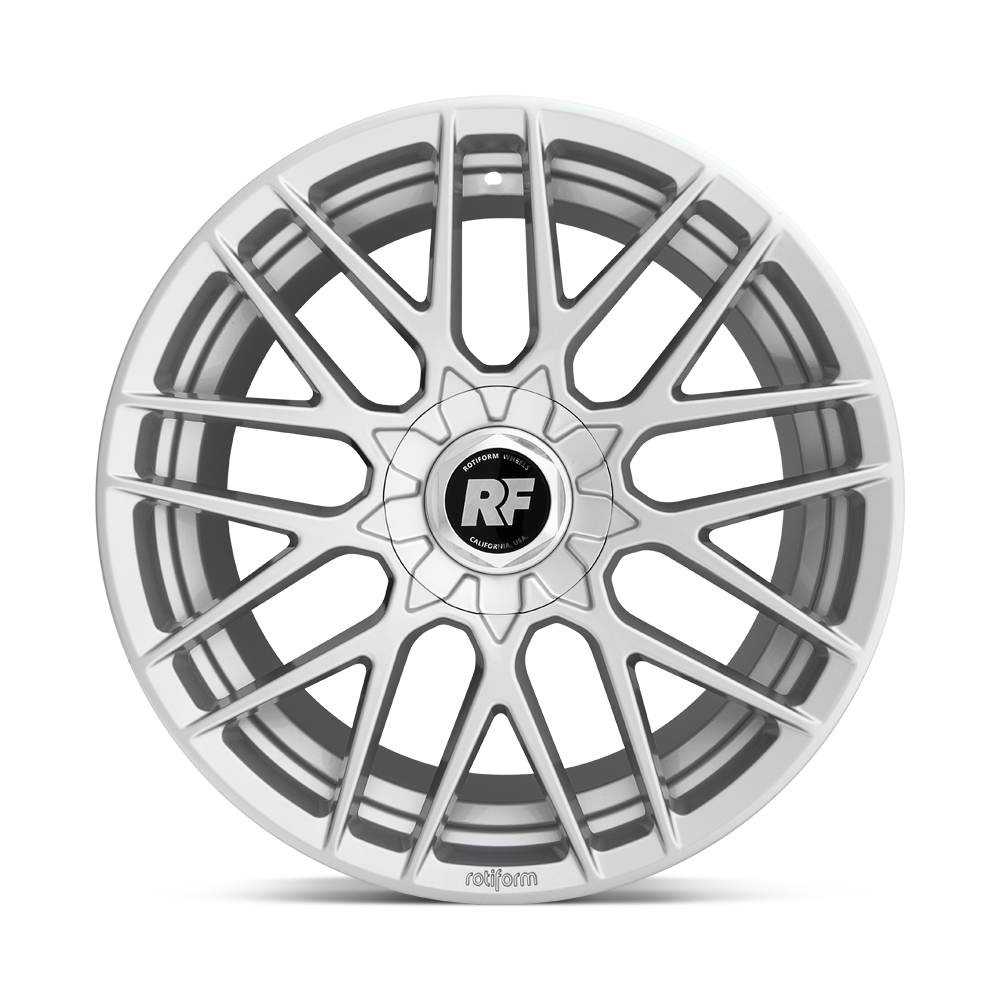Set 4 19" Rotiform R140 RSE 19x8.5 5x112 5x4.5 35mm Gloss Silver Wheels Rims