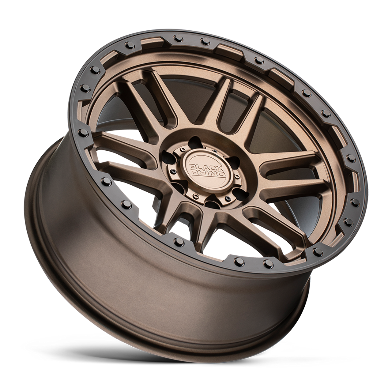 Black Rhino Apache 17x8.5 5x5.0 Matte Bronze Black & Black Bolts Wheel 17" -18mm