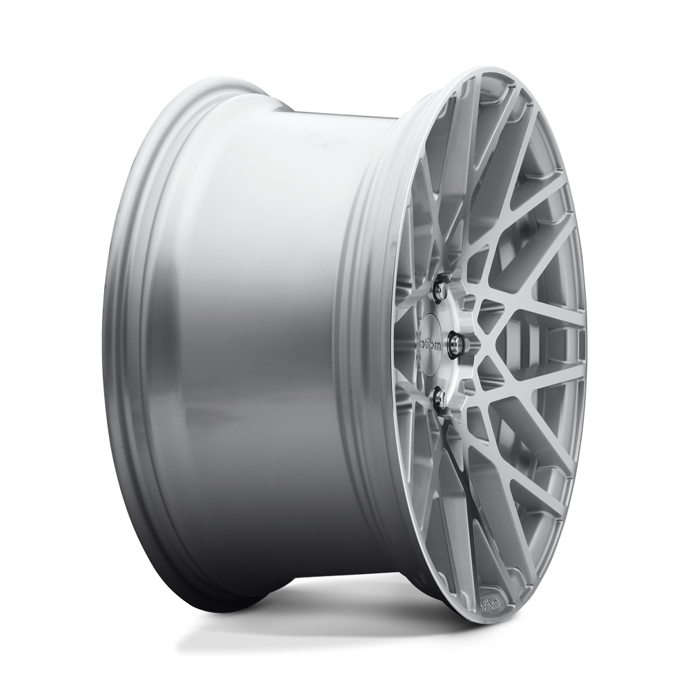 Set 4 Rotiform R110 Blq 19x8.5 5x112 Gloss Silver Machined Wheels 19" 35mm