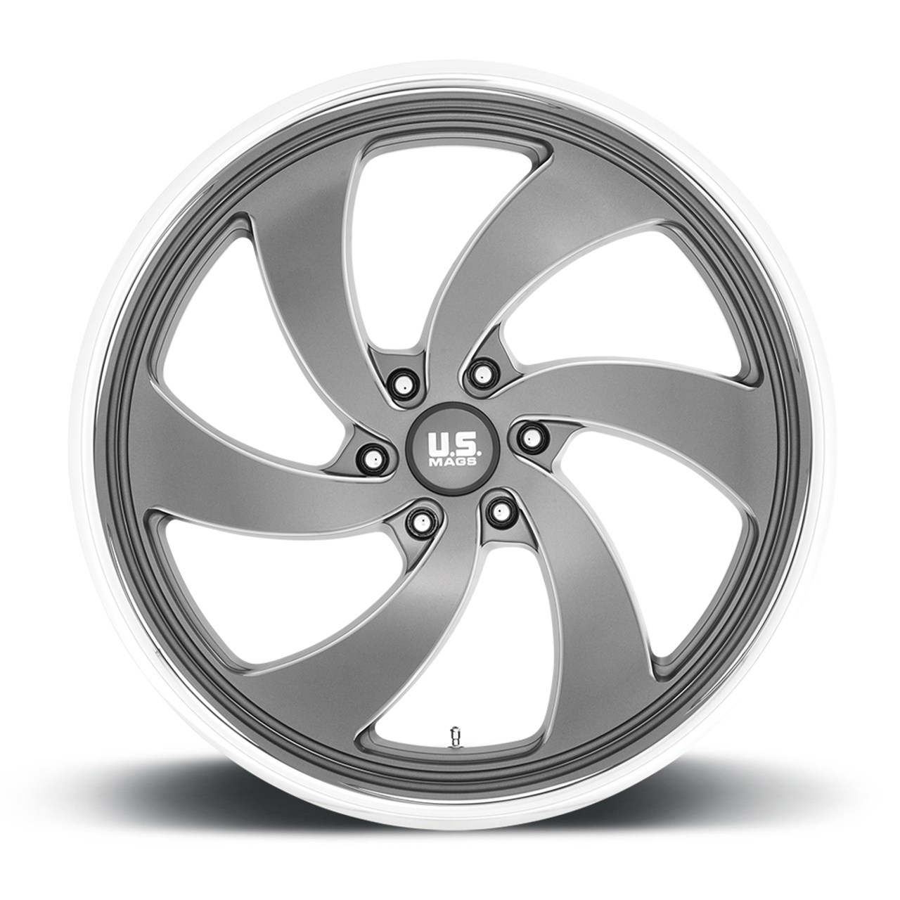 Set 4 24" US Mag U133 Desperado Anthracite Milled Wheels 6X135 25mm Set 4 24" US Mag U133 Desperado Anthracite Milled Wheels 6X135 25mm