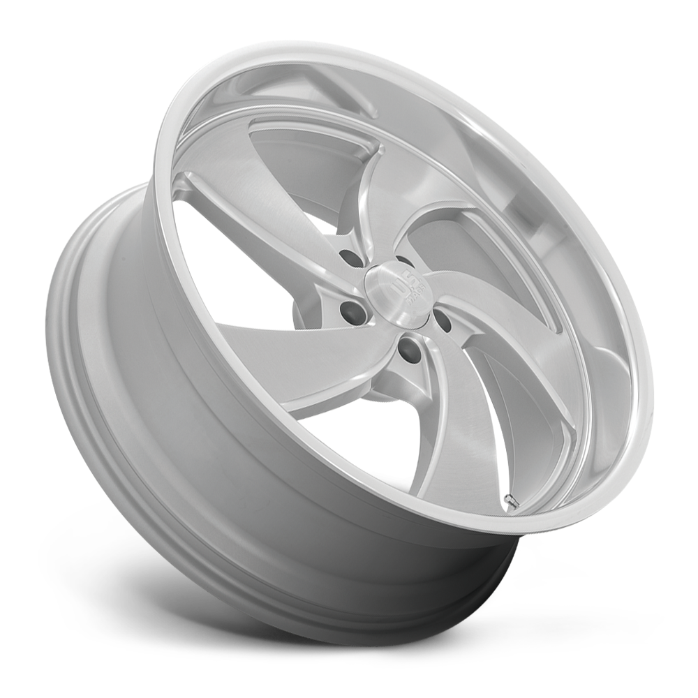 Set 4 US Mag U134 Desperado 22x10.5 5x4.75 Silver Milled Diamond Wheels 22" 1mm