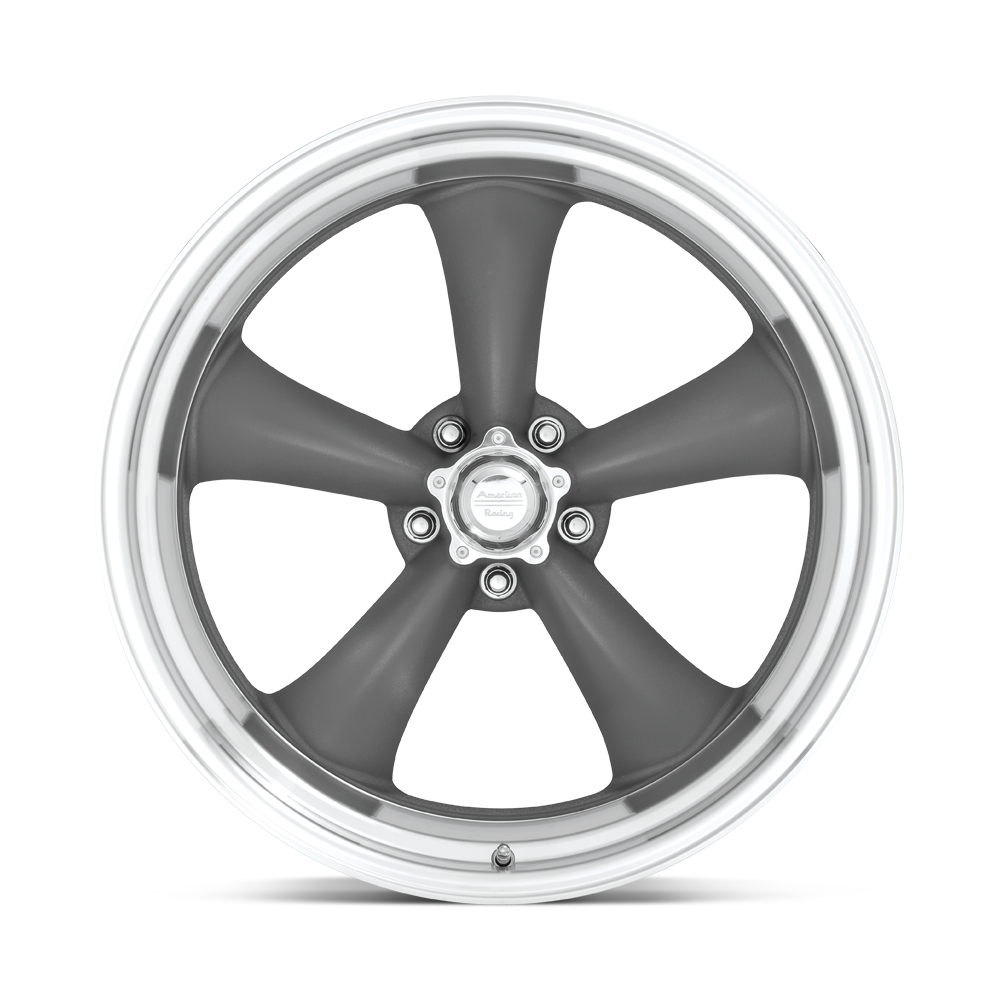 Set 4 17" American Racing VN215 Classic Torq Thrust 2 Gray 17x9.5 5x4.75 46mm