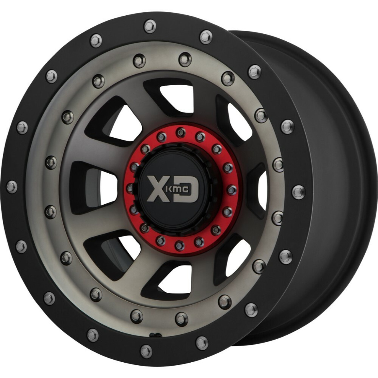 Set 4 XD XD137 Fmj 20x10 8x6.5 Satin Black Dark Tint Wheels 20" -18mm Rims