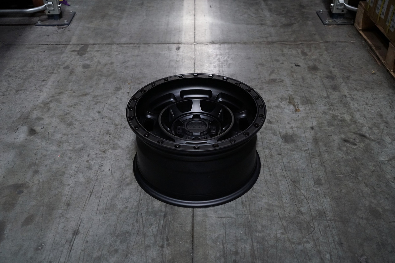 Black Rhino Convoy 17x8.5 5x5.0 Matte Black Wheel 17" -18mm Lifted For Jeep Rim