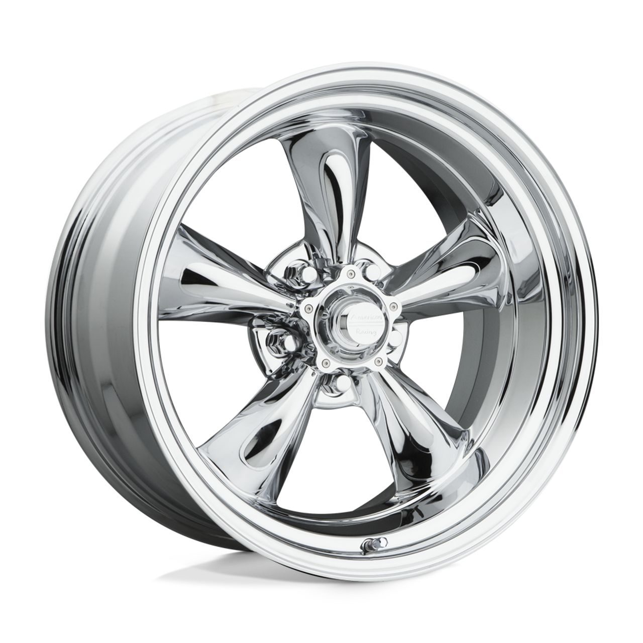 Set 4 20" American Racing VN615 Torq Thrust II 20x8 5x4.5 0mm Wheels Chrome Rims