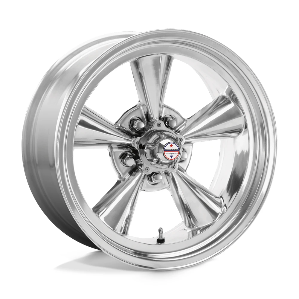 Set 4 American Racing Vintage VN109 TT O 15x8.5 5x4.75 Polished Wheels -24mm Rim