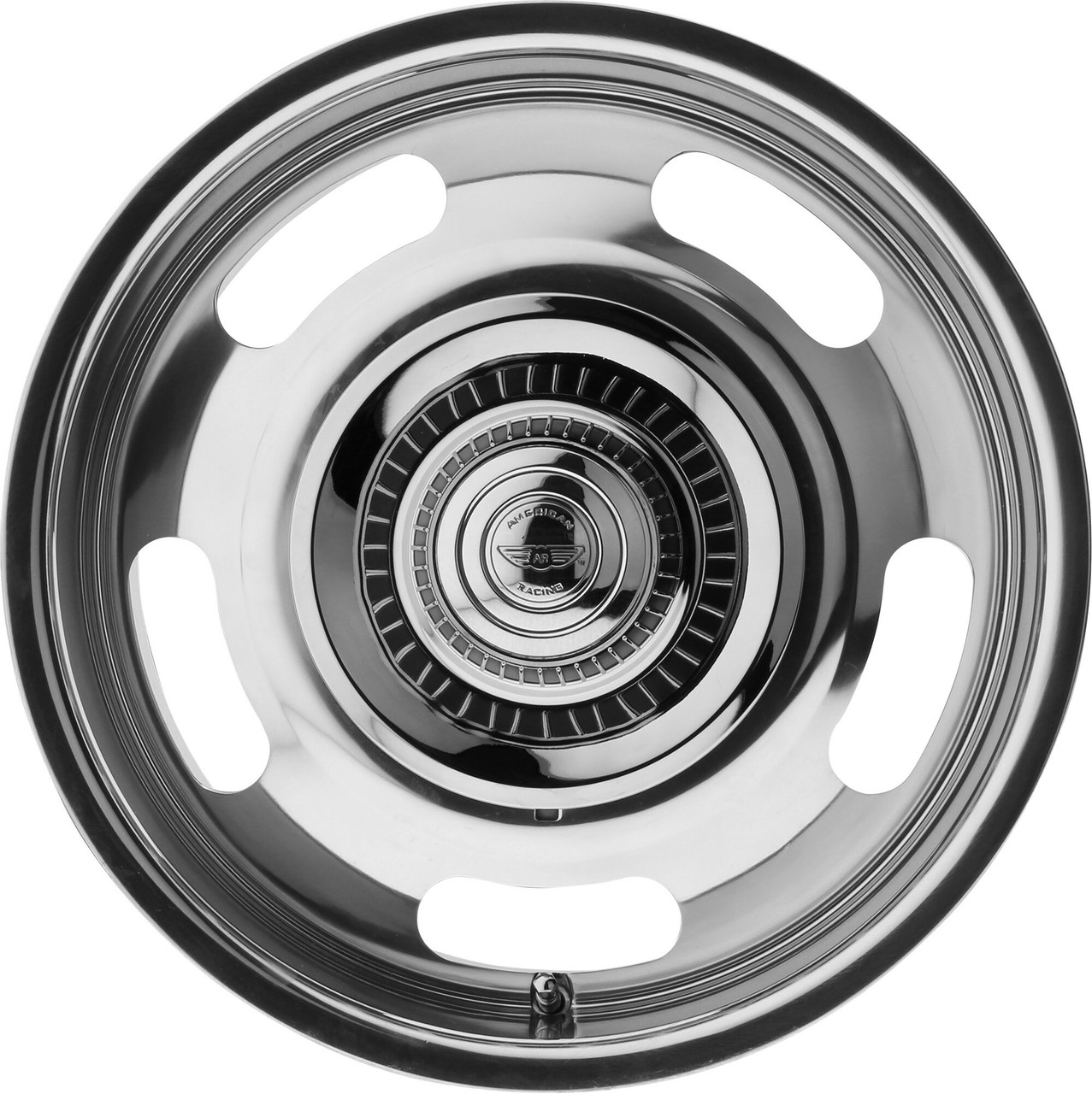 Set 4 17" American Racing Vintage VN506 17x9 5x4.75 5x5 Polished Wheels 0mm Rims
