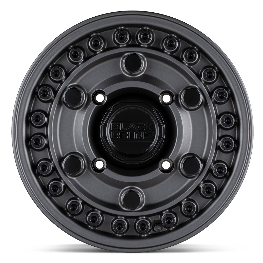 Black Rhino Powersports Armory Utv 14x7 4x137 Gun Black Wheel 14" 51mm Rim