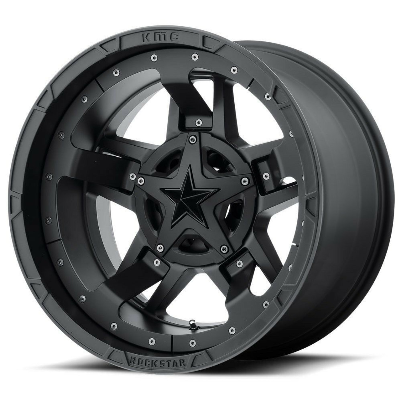 Set 4 XD XD827 Rockstar III 17x9 5x4.5 5x5 Matte Black Wheels 17" -12mm Rims