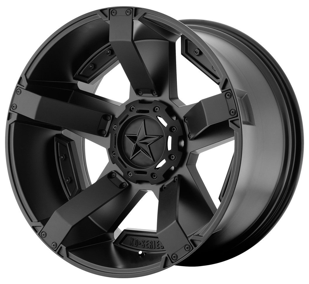 Set 4 XD XD811 Rockstar II 20x9 6x135 6x5.5 Matte Black Wheels 20" 18mm Rims