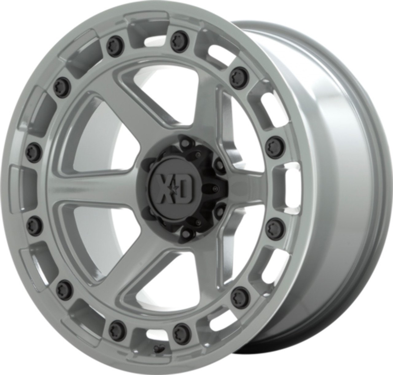 Set 4 XD XD862 Raid 20x10 6x5.5 Cement Wheels 20" -18mm Rims