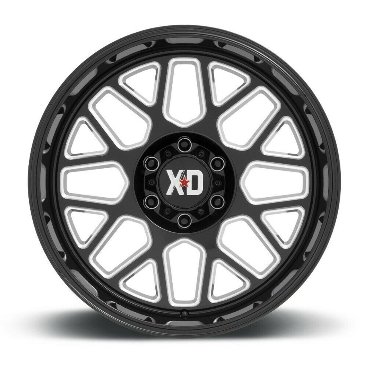 Set 4 XD XD849 Grenade 2 20x10 6x5.5 Gloss Black Milled Wheels 20" 12mm Rims Set 4 XD XD849 Grenade 2 20x10 6x5.5 Gloss Black Milled Wheels 20" 12mm Rims