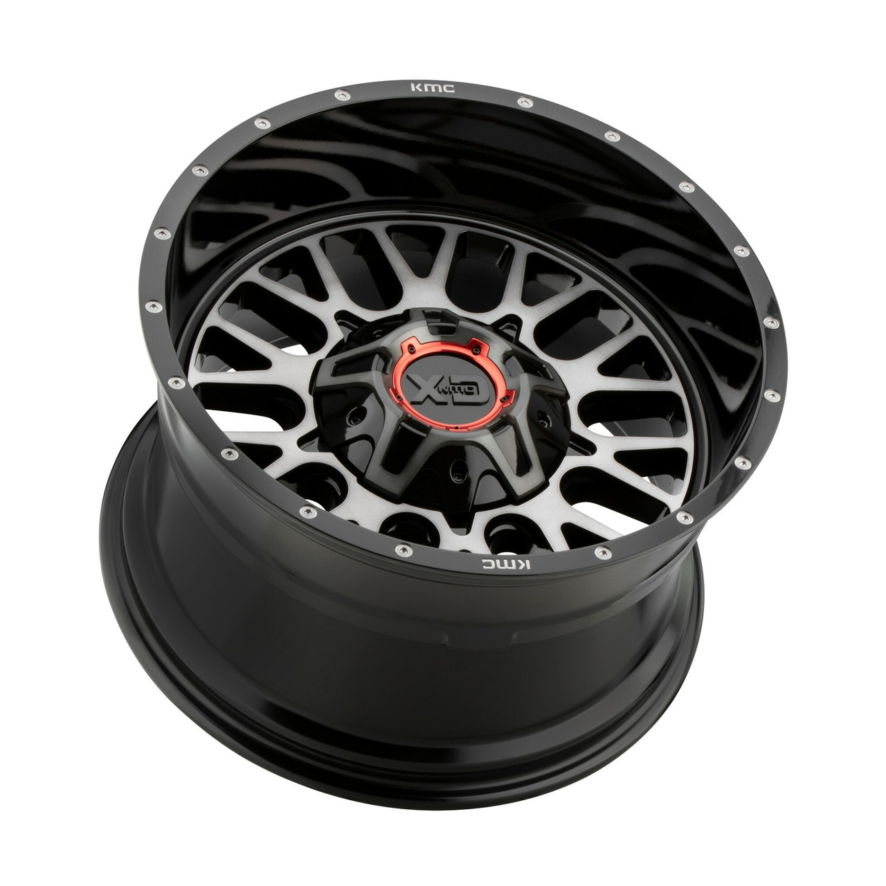 Set 4 20" XD XD842 Snare 20x9 8x6.5 Gloss Black Gray Tint Wheels 18mm Truck Rims