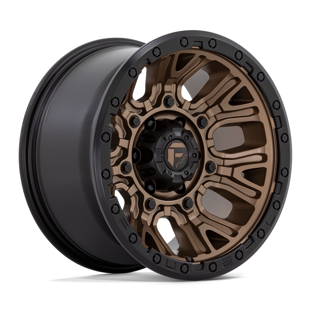 Set 4 Fuel  D826 Traction 20x10 8x170 Matte Bronze Black Ring Wheels 20" -18mm