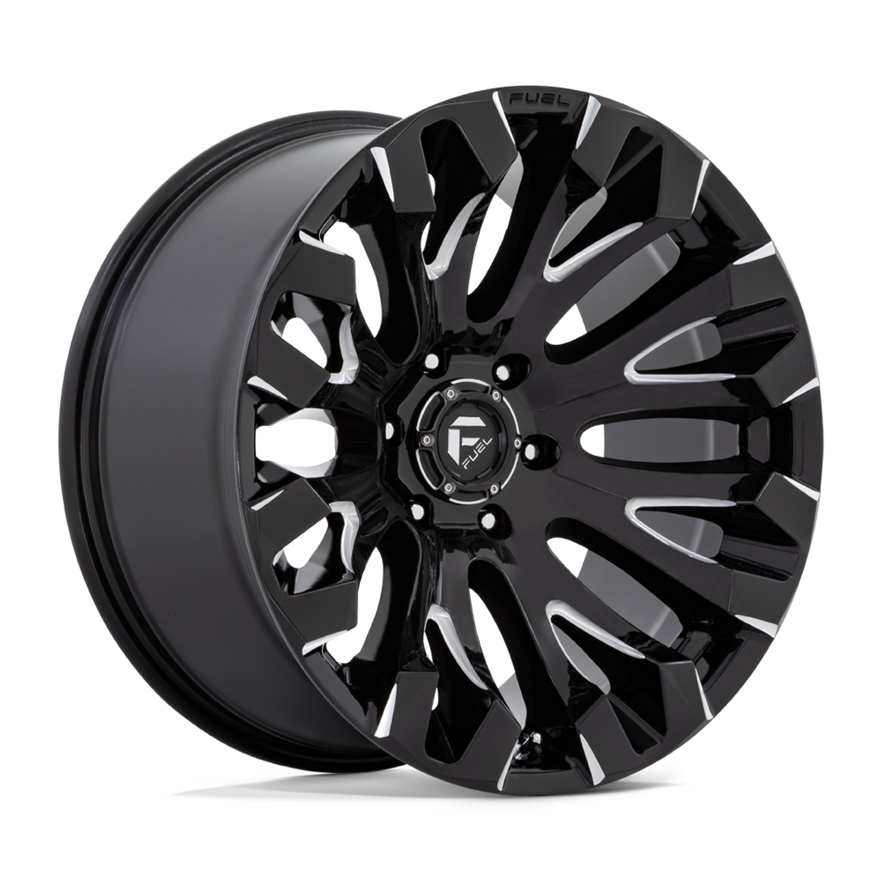 Fuel 1PC D828 Quake 20x10 6x135 Gloss Black Milled Wheel 20" -18mm Rim Fuel 1PC D828 Quake 20x10 6x135 Gloss Black Milled Wheel 20" -18mm Rim