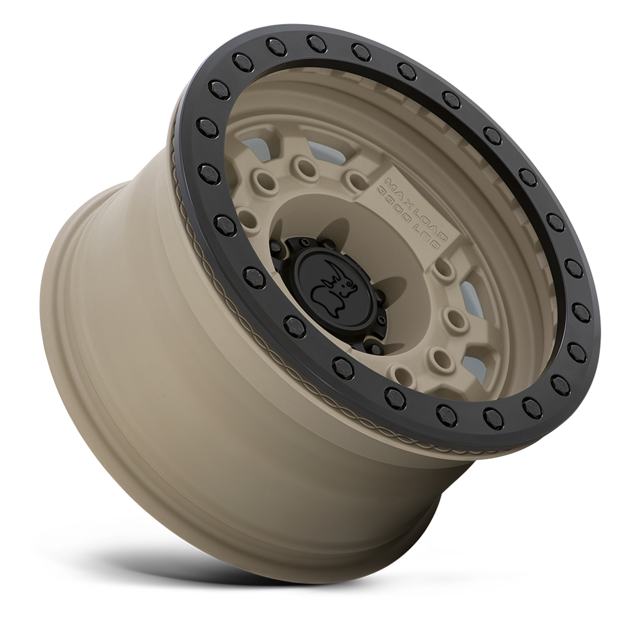 Black Rhino Avenger Beadlock 17x8.5 6x5.5 Desert Sand Black Wheel 17" -30mm