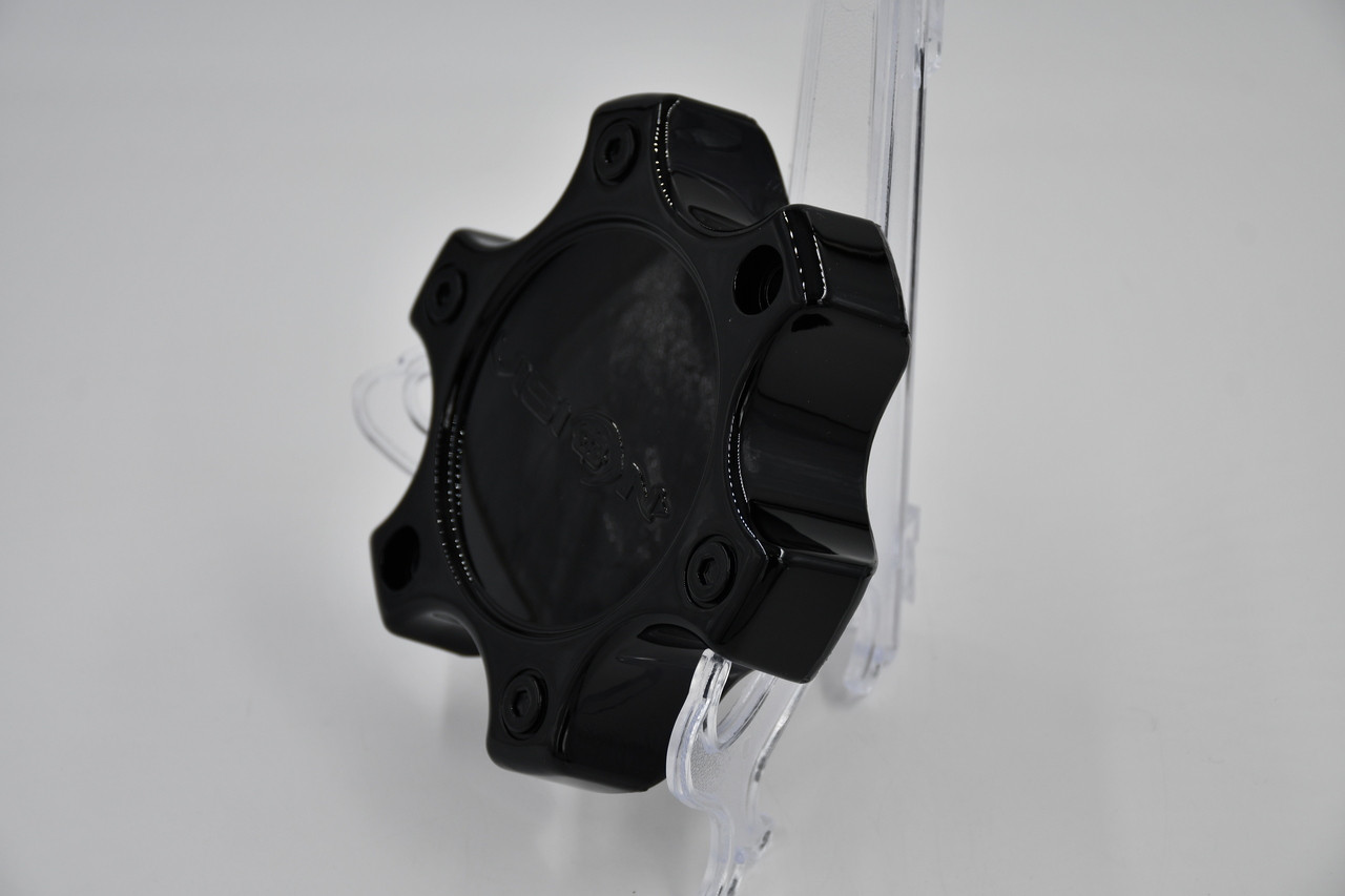 Vision 375 Warrior Gloss Black 6 Lug Wheel Center Cap C375GB-6C 6x5.5 6x135