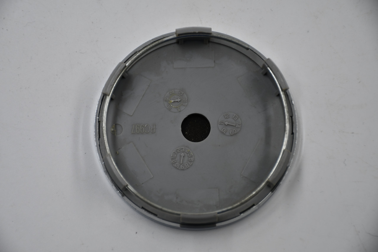 Breyton Gray & Chrome Wheel Center Cap Hub Cap PC997(BRY) 2.75" BE By Breyton Germany Snap in