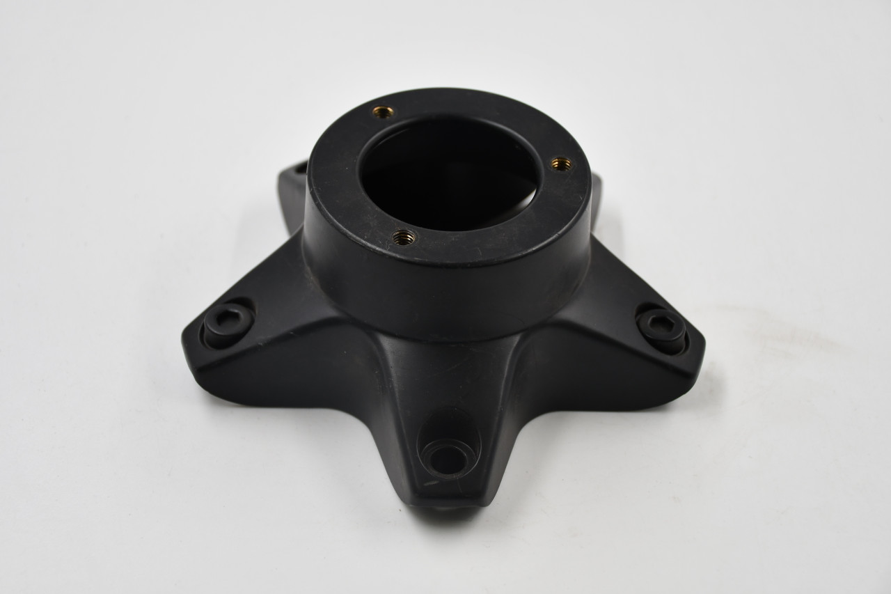 Vision Matte Black Wheel Center Cap Hub Cap C394-65 (MB) 5.5" Vision 5 Lug Open End No Logo