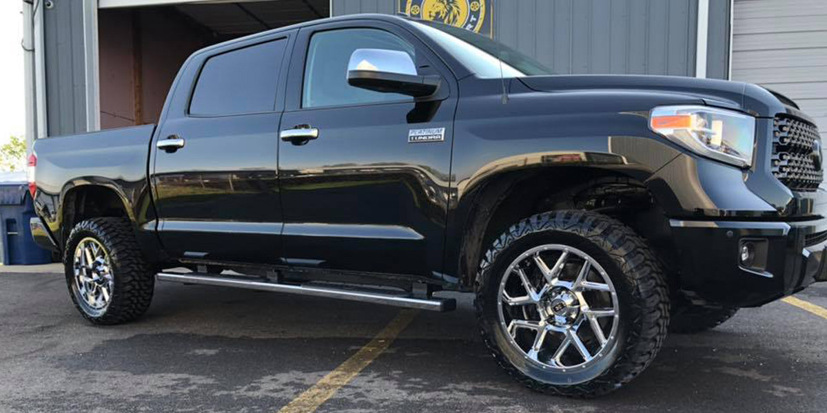 Set 4 24" Vision Off-Road 360 Sliver Chrome Wheels 24x12 5x5.5 Lifted Rims -51mm