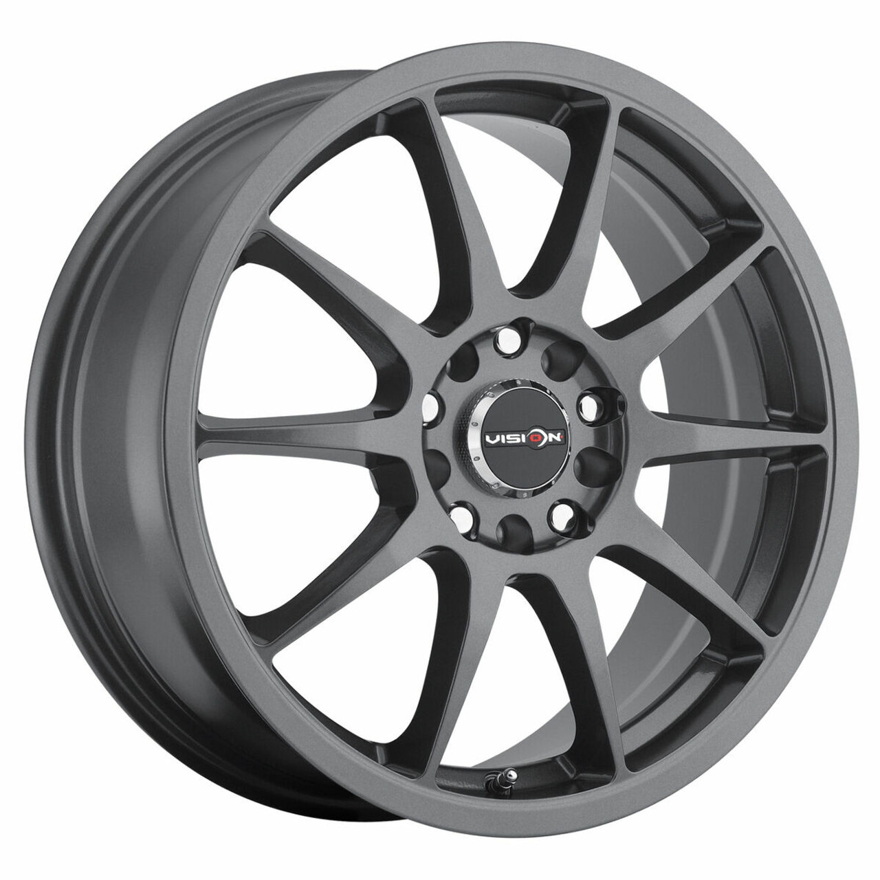15" Vision Street 425 Bane Gunmetal Wheel 15x6.5 4x100 Street Rim 38mm