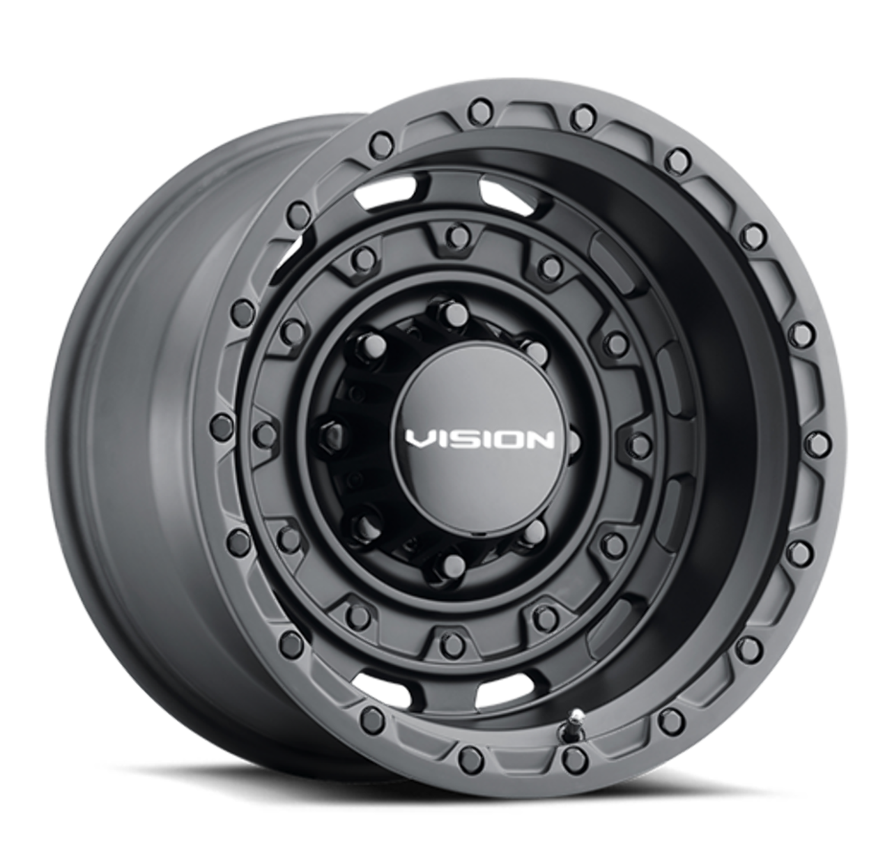 20" Vision Off-Road 403 Tactical Satin Black Wheel 20x9.5 8x170 Lifted Rim -18mm