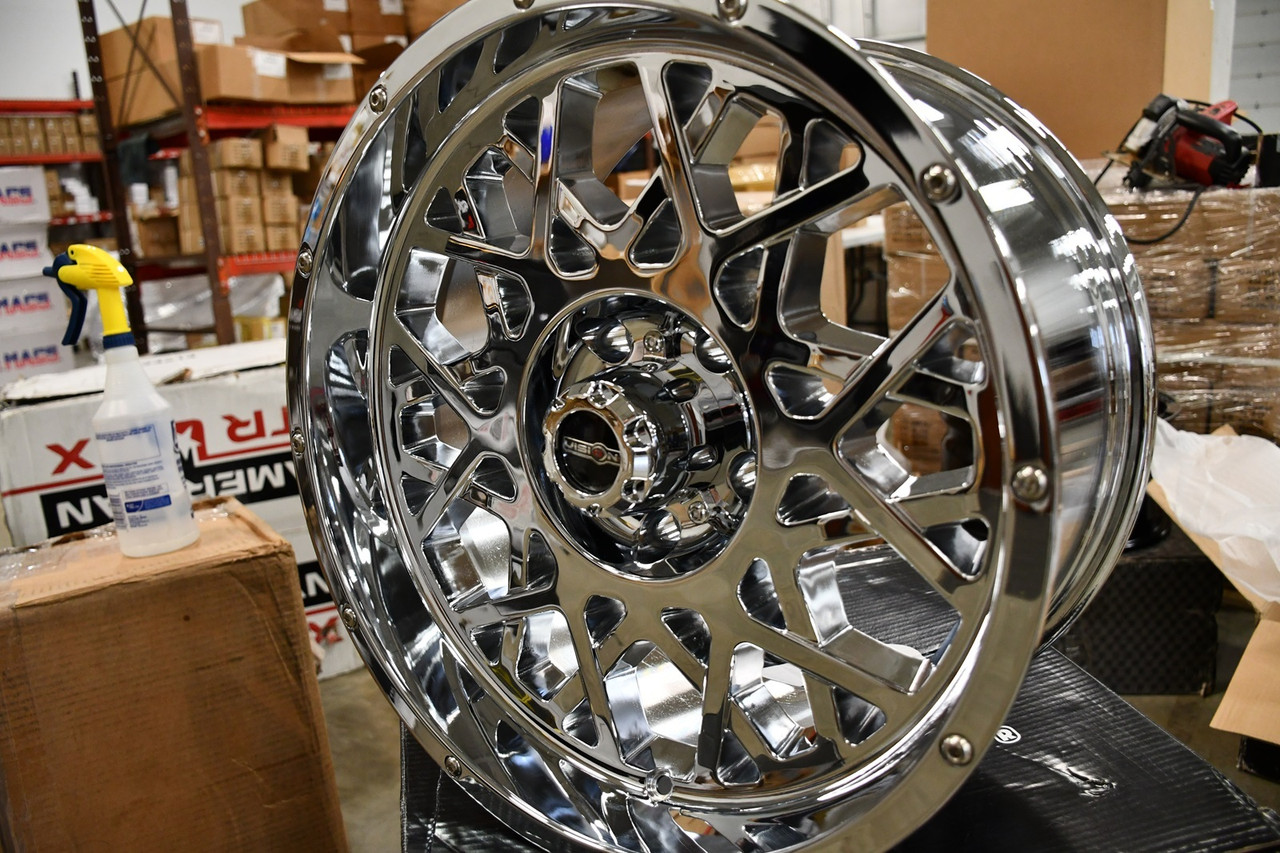 20" Vision Off-Road 412 Rocker Chrome Wheel 20x12 5x5.5 For Dodge Ram Rim -51mm