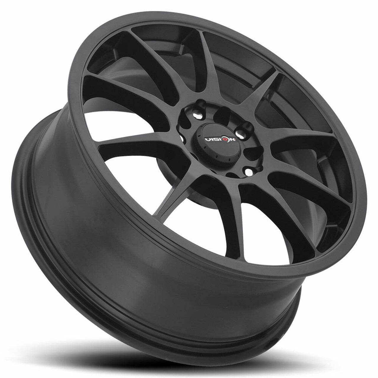 15" Vision Street 425 Bane Matte Black Wheel 15x6.5 5x100 Street Rim 38mm