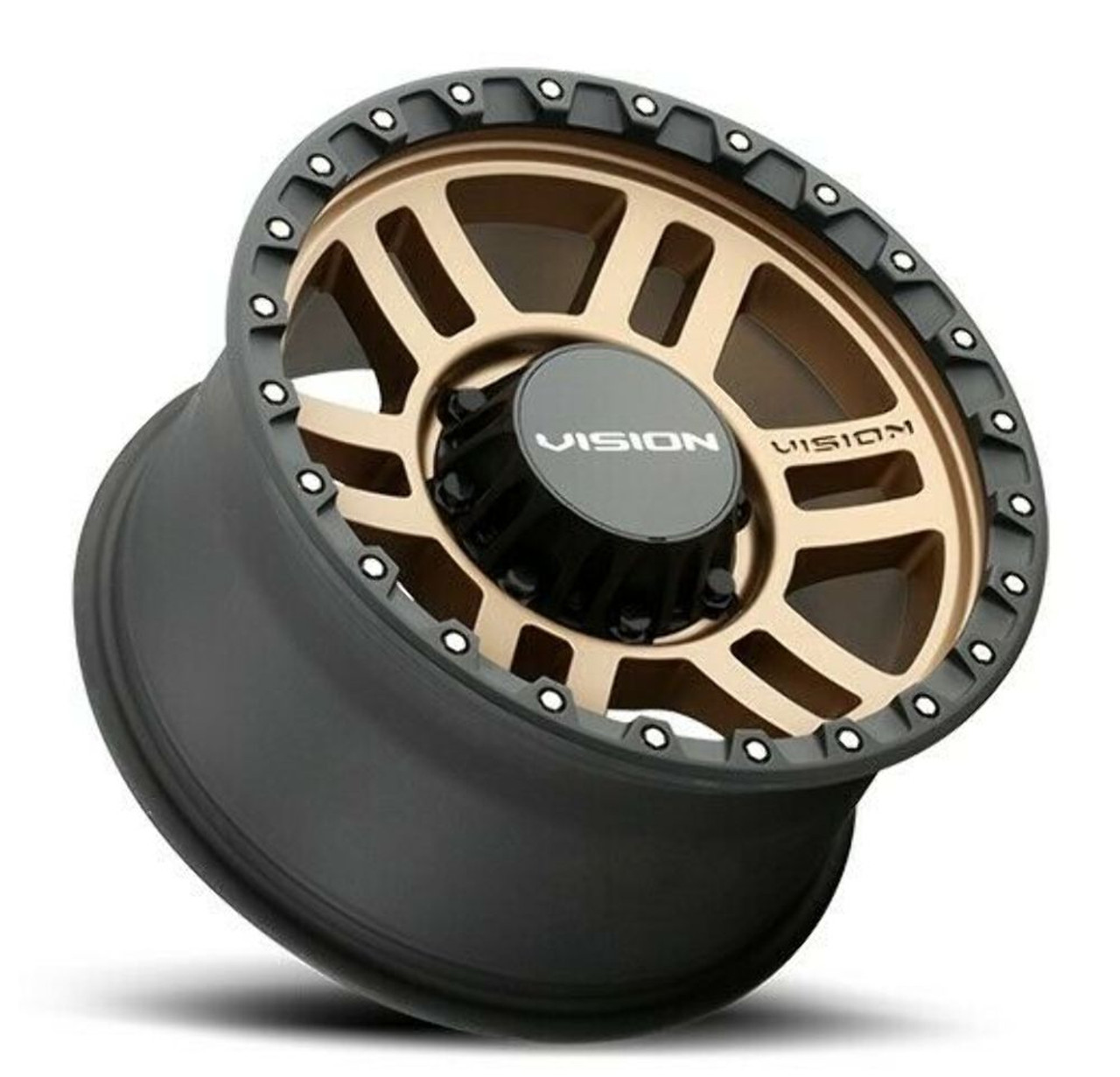 Set 4 17" Vision Off-Road 354 Manx 2 Bronze Wheels 17x9 5x150 Truck Rims 12mm