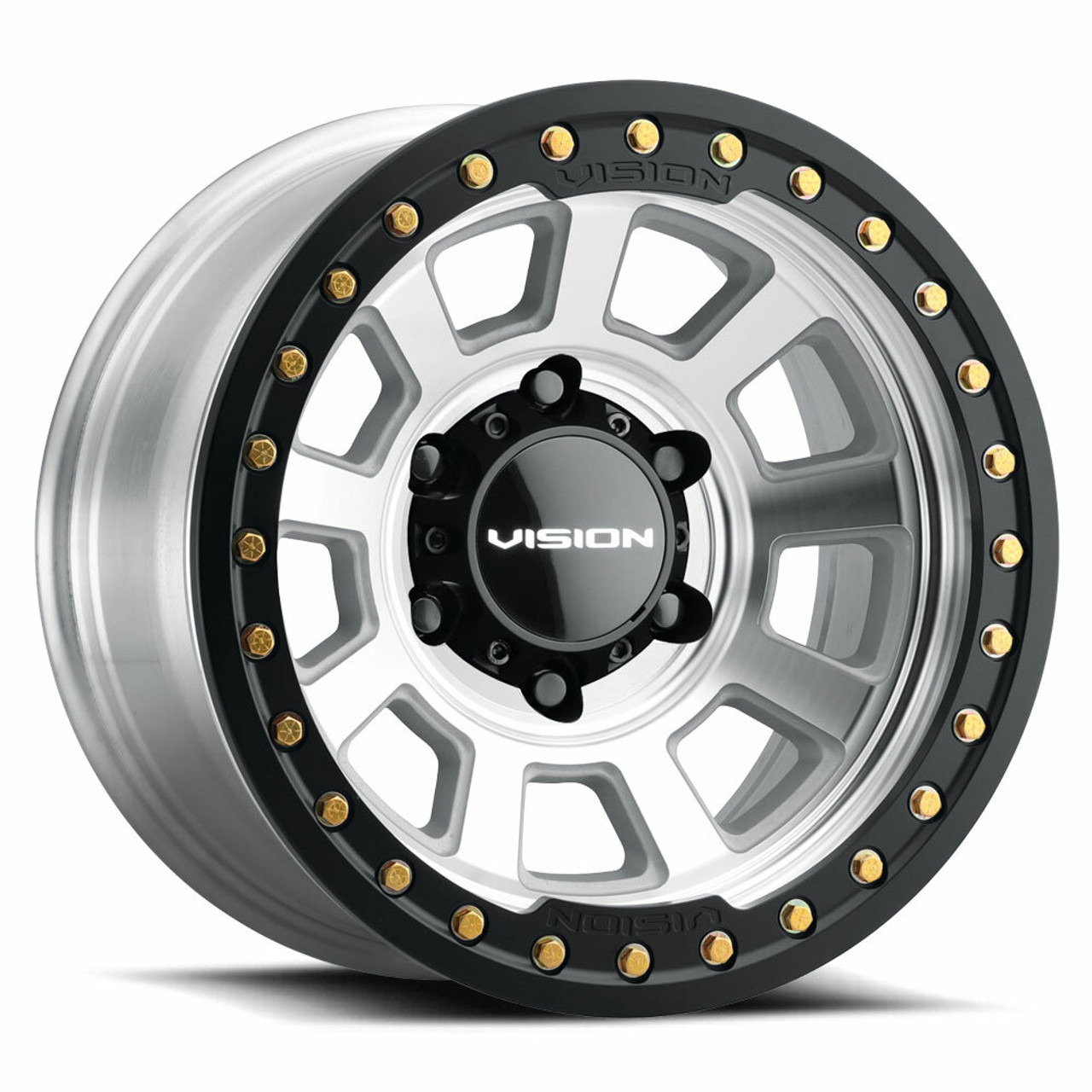 17" Vision Off-Road 350 Ojos Machined Wheel 17x9 6x5.5 Rim -40mm For Ford Toyota