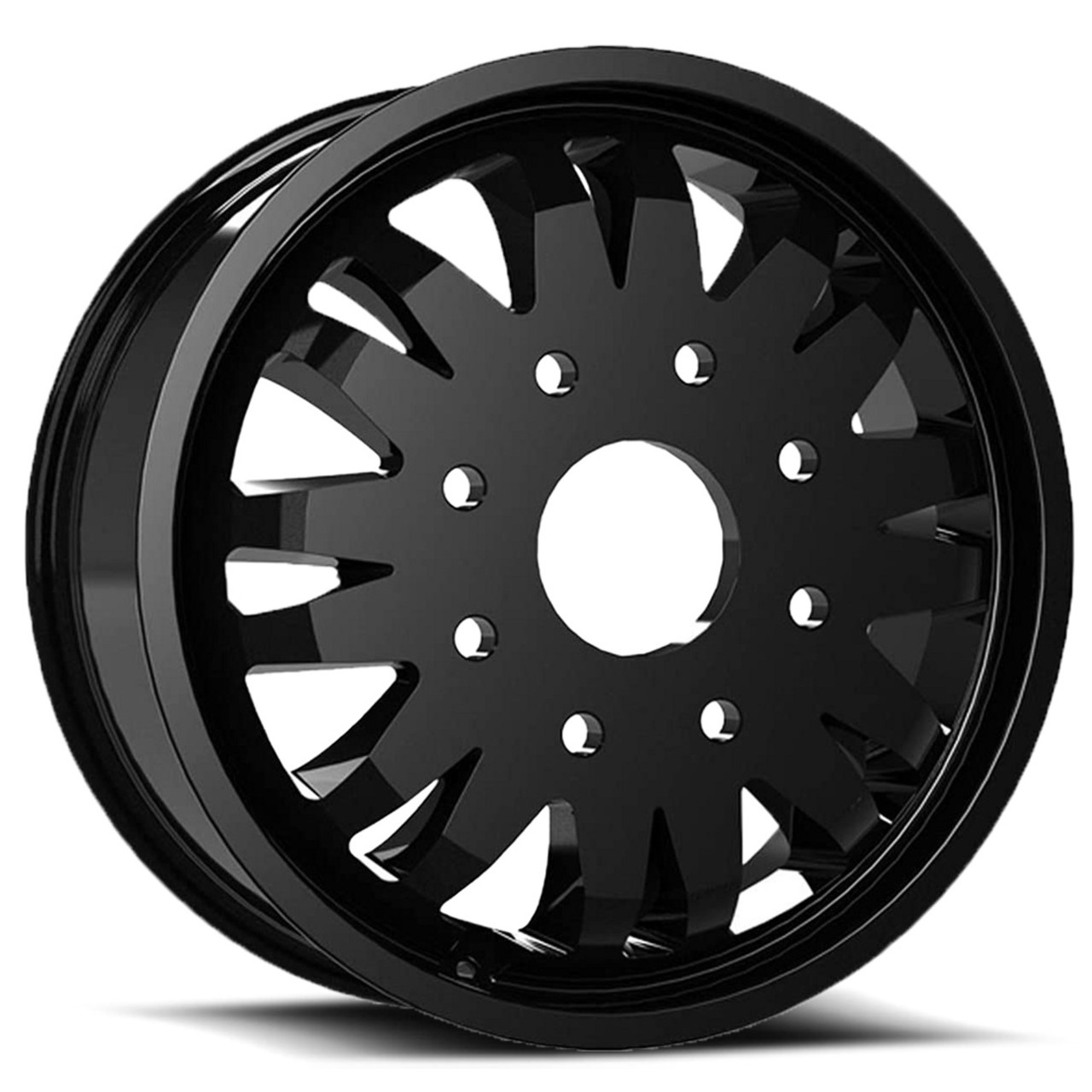 20" Vision HD 401 Rival Satin Black Wheel Front 20x8.25 8x210 103.4mm Dually Rim