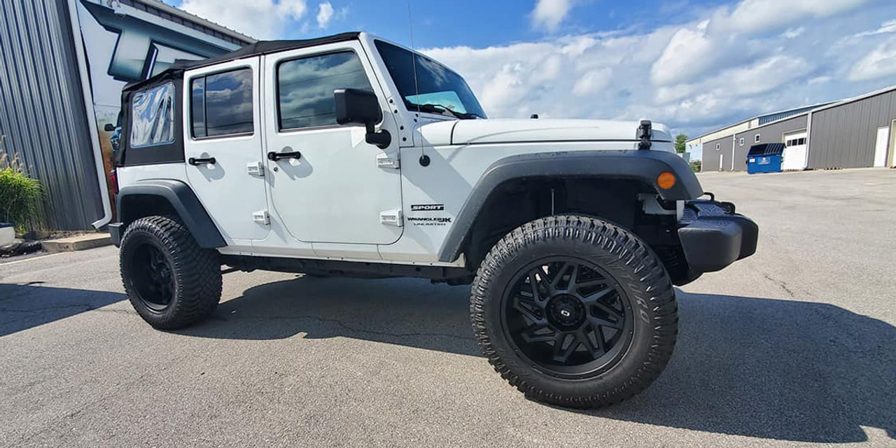 22" Vision Off-Road 361 Spyder Satin Black Wheel 22x14 8x170 Lifted Rim -76mm