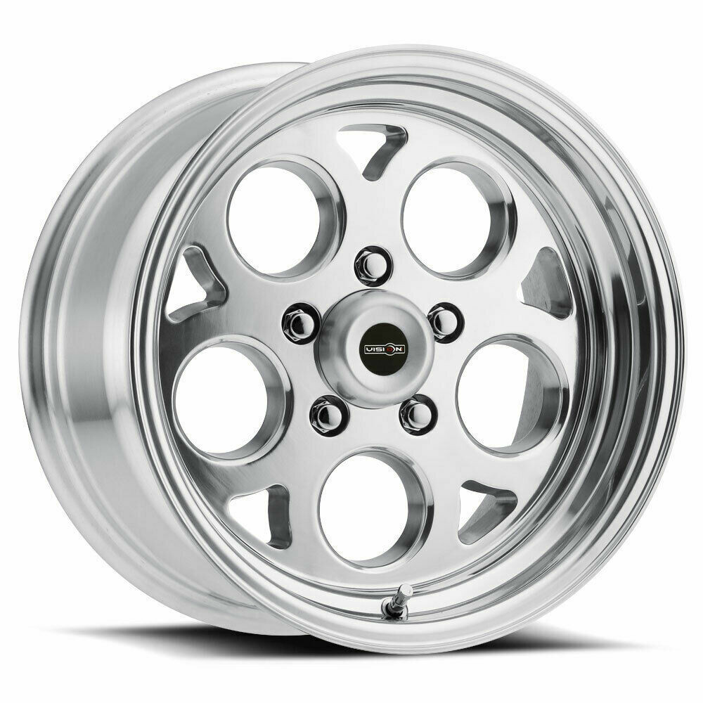 15" Vision 561 Sport Mag Polished 15x8 Wheel 5x5 (5x127) 0mm Rim