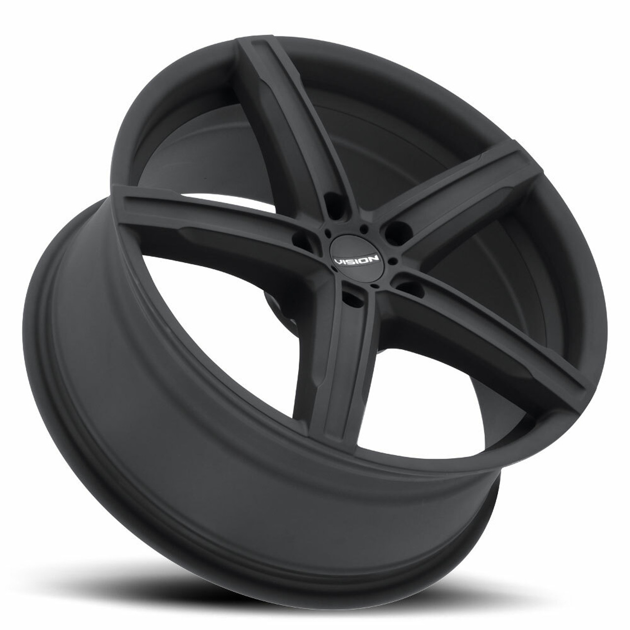 17" Vision Street 469 Boost Satin Black Wheel 17x8 5x4.5 (5x114.3) 38mm Rim
